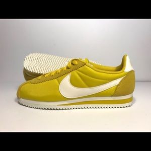 nike cortez yellow womens